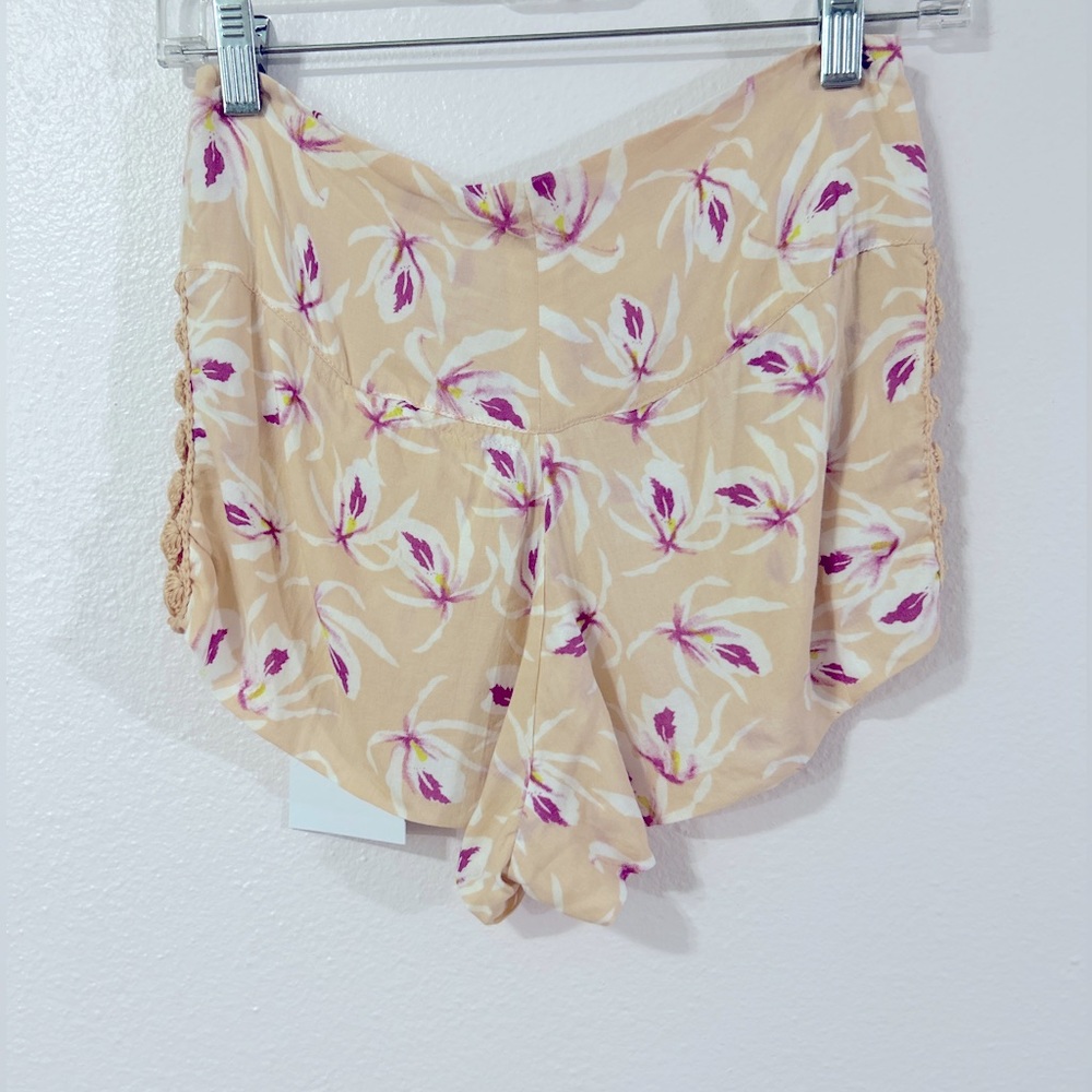 🌸NWT🌸 Vintage ACACIA Paia Rayon Shorts in Island Orchid Sz P/XS ✨Super Rare✨
